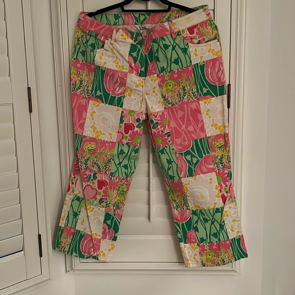 Lilly Pulitzer Capri pants vintage